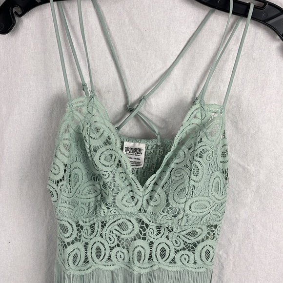 Pink small lace slip dress - Picture 2 of 6